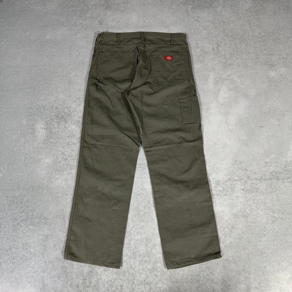 Dickies Carpenter Pants Straight Olive - Size: 36x32 - Picture 7 of 9